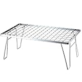 JMUNG FoldiTable Mehrzweck-FoldiTable-Edelstahltisch-Picknickgrill im Freien, geeignet for MountaineeriAnd Travel for Outdoor Indoor (Color : B) (Color : A)