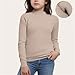 Girl Basic Knit Sweaters Turtleneck Long Sleeve Slim Sweater Children's Casual Warm Knitted Top for Kids Girls Boys