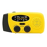 [COVANK]防災ラジオ ソーラーラジオ 手回し充電 USB充電可 大容量2000mAh 防水仕様 懐中電灯&スマホ充電 緊急地震速報対応 アウトドアキャンプ 防災グッズ コンパクト軽量 停電対策