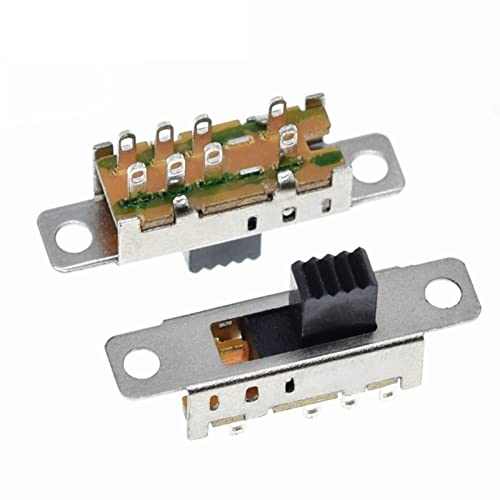 Micro interrupteur coulissant SS23E04 à haute conductivité et contacts fiables 2P3T