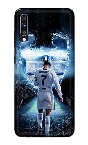 Image of Printed Hard Back Cover Case for Samsung Galaxy A70 | Samsung Galaxy A70s Back Cover (Footbal Legend) -702