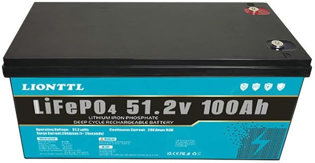 LiFePO4 Battery 48V(51.2V) 100Ah Lithium leisure battery, Lithium Iron Phosphate Battery instead of car AGM or deep cycle batteries, for RV, Solar System,Boat, Marine, mobility scooter.