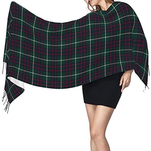 Winter Warm Wrap Shawl Modern Tartan Of The Scottish Clan Nesbitt Print Scarves Blanket Scarf For Women Men3