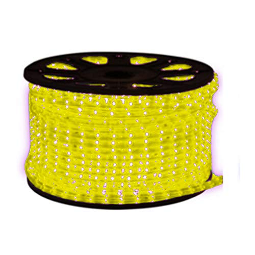 Preisvergleich Produktbild LED Lichterschlauch Lichtschlauch Beleuchtung 20m gelb 20 meter + Zuleitung