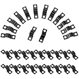 HonQiShiMY 50 pièces Ensemble de colliers de serrage en U, Colliers de Serrage 2 Trous collier durite essence Colliers de Serrage en U pour Fixation de Tuyau Ø 10 mm, colliers à clous pour tuyaux