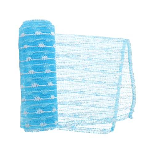 Beaupretty Toalla de baño Toalla de Ducha Exfoliante depurador Corporal Exfoliante depurador Trasero toallita Coreana depurador de Cuerpo toallita Exfoliante Nylon Sky-Blue