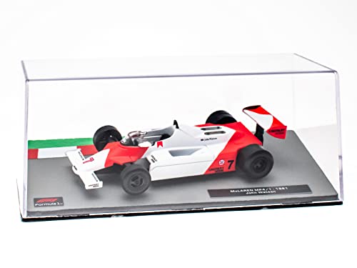 Auto de colección Formula 1 1:43 rojo metal OPO 10 miniatura 2