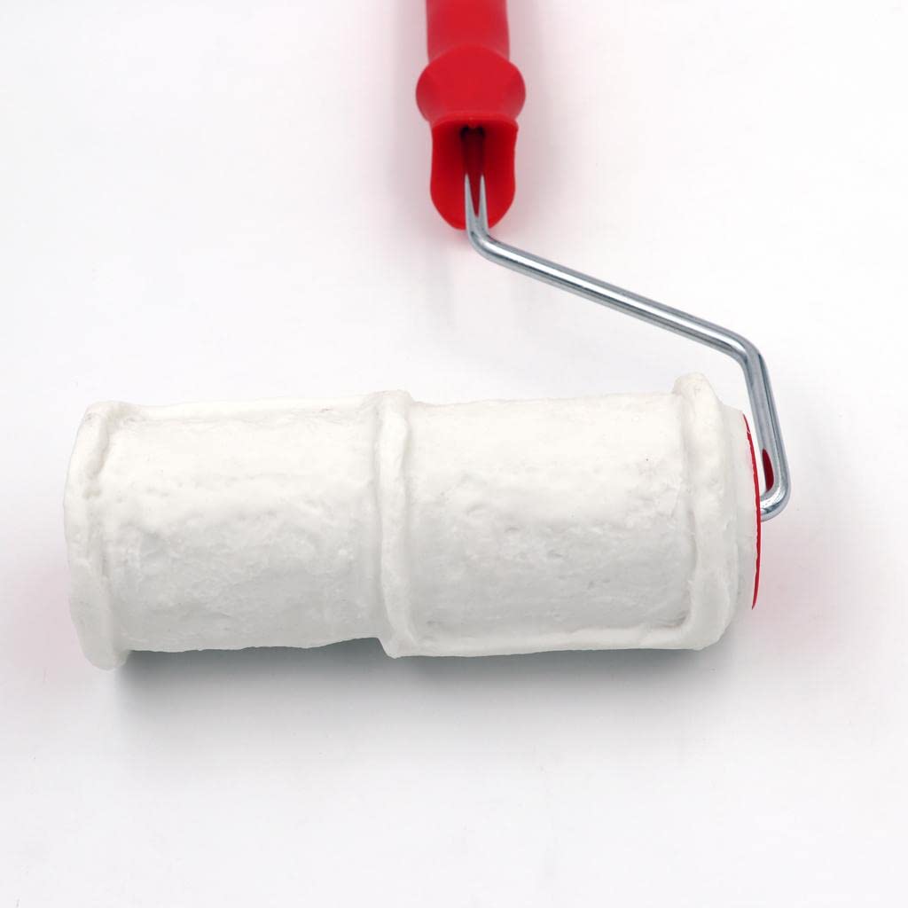Dekorationsmalerwalze DIY Strukturroller Malerrolle Handwerkzeug Gummiwalze für Kreative dekoration Bastelideen Wohnzimmer Heimverschönerung, Style01