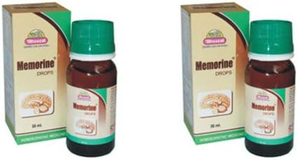 Pack of 2 - Wheezal Homeopathy Memorine Drops 30ml