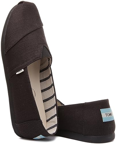 TOMS Alpargata CloudBound Black/Black Heritage Canvas 9 D (M)4