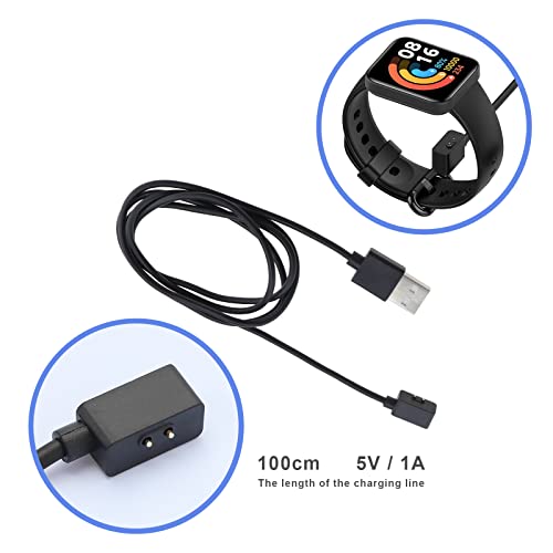 YINETTECH 2Pcs USB Charger Cables Replacement Compatible with Redmi Watch 2 Redmi Watch 2 Lite Redmi Smart Band PRO Charger Cord 5V/1A - Image 3