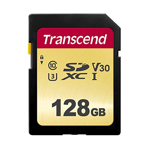 Get Cheap Price Transcend TS128GSDC500S-E 128GB UHS-I U3 SD Memory Card MLC