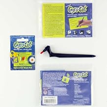 Gyro-Cut Original Safe & Precise Craft Cutting Tool with 360 Rotating Cutting Nib & Dual Bearings for Paper, Mylar, Vinyl & Mor Gyro Cut with extra spare nib