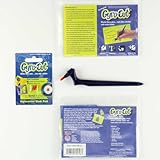 Gyro-Cut Original - Herramienta de corte segura y precisa con punta de corte giratoria de 360° y rodamientos dobles para papel, mylar, vinilo y Mor (corte giroscópico con punta de repuesto adicional)