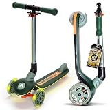 Apollo Whizzie LED Kinderroller, klappbarer Kinder Scooter,...
