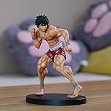 LCDGTJ Anime Figure Hanma Baki, 14-15cm PVC Statue Collectible Ornament Character for Home Desk Car Decoration, Ideal Gift for Boys Girls Anime Fans, Multi-Colored Model Toys