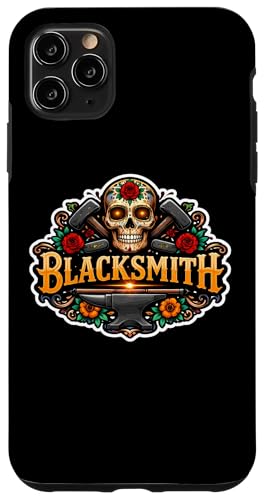 Blacksmith Day Of The Dead Dia De Los Muertos ���L�V�J���t�B�G�X�^ �X�}�z�P�[�X iPhone 11 Pro Max �p