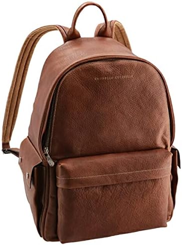 [Brunello Cucinelli] ブルネロクチネリ バッグ メンズ GRAIN CALF バックパック/リュック COPPER MBZIU243-0003-C6608 [並行輸入品]
