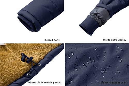 Men's Winter Jacket with Hood: Water Repellent & Windproof