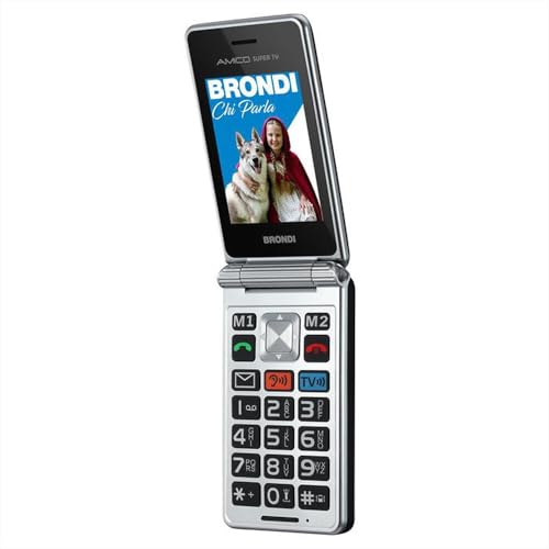 Brondi Cellulare Amico Super Tv - Gunmetal Grey - 2