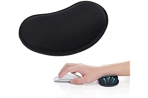 Ergonomic Memory Foam Wrist Pad for Enhanced Typing and Gaming Comfort