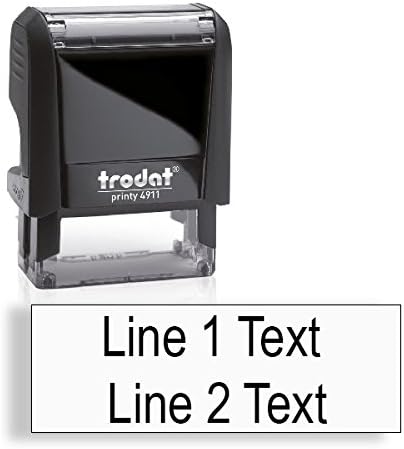 Custom 2 Line Self-Inking Stamp