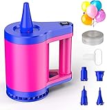 One-Press Mode Umwandlung: Suchen Sie nach einem sichereren und schnelleren Weg, um Hunderte von Ballons in wenigen Minuten aufzublasen? Sie brauchen definitiv den 600 l/min Ballonbauch! Wechseln Sie einfach in den Ballon-Modus (halbautomatischer Aufblasmodus) durch den Modus/Schalter, dann können Sie die Düse für schnelles Aufblasen nach unten drücken, während Sie sie loslassen, um das Aufblasen zu stoppen.