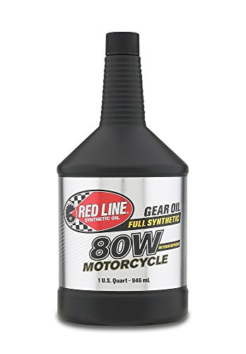 Red Line 42704 80W Motorcycle Gear Oil, 1 Quart, 1 Pack