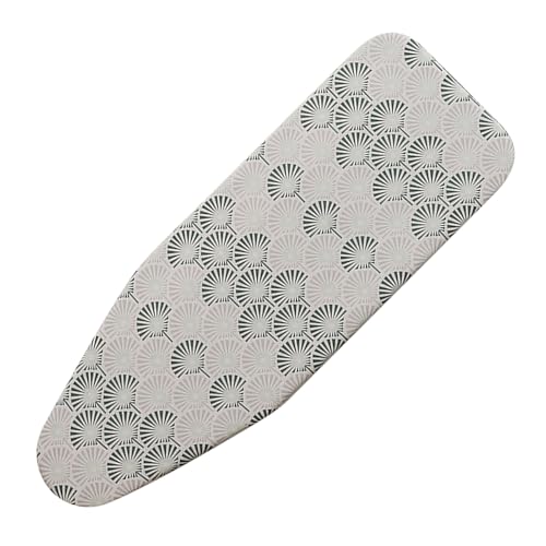 Funda para tabla de planchar, 120 x 38 cm, elástica, acolchada, conductora del calor, superficie de planchado portátil para viajes, dormitorio, armario, costura o apartamento, cubierta de hierro