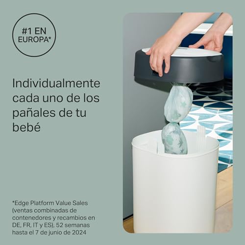 Miniatura 4 de Tommee Tippee Contenedor para pañales Twist & Click, Pack Exclusivo con x2 Recambios incluidos, Protección garantizada contra malos olores y gérmenes, Gran capacidad