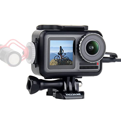 Carcasa DJI Osmo Action 1 que evita sobrecalentamiento y añade zapata para micrófono externo