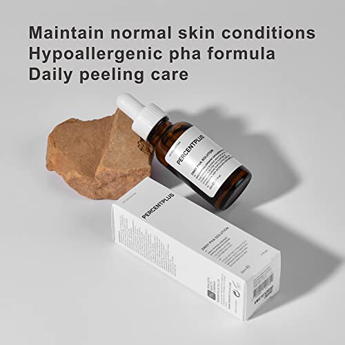 Percentplus - 2Way Pha Solution - Serum– Gluconolactone, Lactobionic Acid - Hypoallergenic Daily Peeling Care & Skin Turn Over Boost - Gently Improves Irregular And Rough Skin Texture - Formation Of Humectant Moisturizing Layer, 1 Oz #TOP1