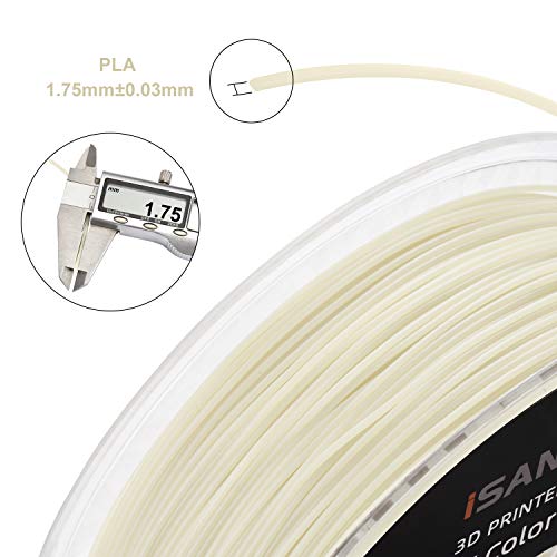 Image of iSANMATE PLA+ 3D Printer Filament, UV or Sunlight Color Change to Blue PLA+ Filament 1.75mm,Dimensional Accuracy + /- 0.03 mm, 1 kg Spool