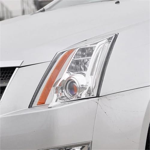 Masque de lentille en verre de phare gauche pour réparer optique jauni Cadillac CTS 2009