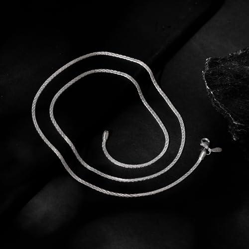 Image of GIVA 925 Silver Valour Chain For Him| Gifts for Mens and Boys| With Certificate of Authenticity and 925 Stamp | 6 Months Warranty