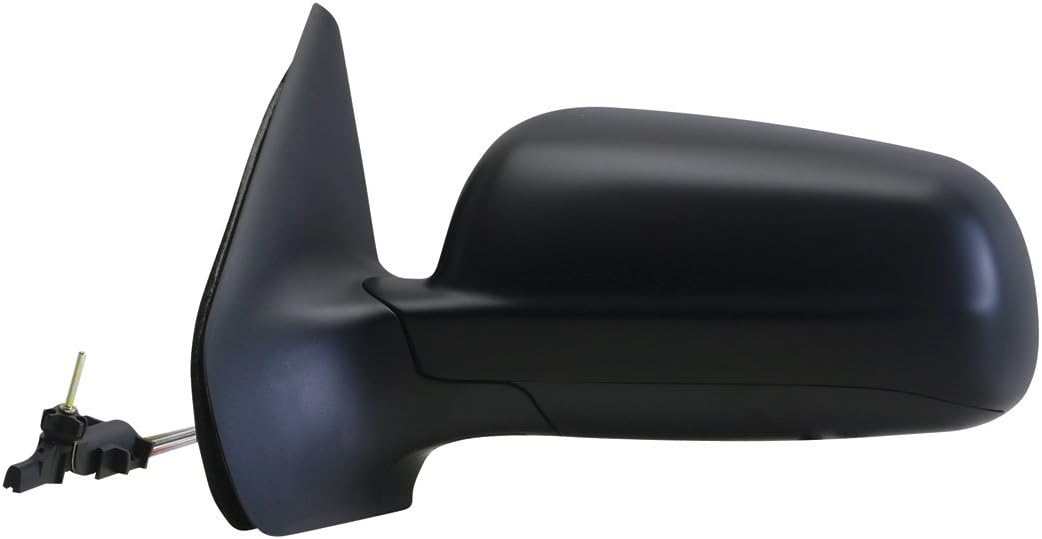Fit System Driver Side Mirror for VW Golf/GTI, Black, Foldaway, Non-Heated, Big housing, Blue Lens, Manual Remote
