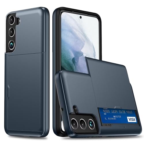 Étui pour Samsung S22 5G Bleu Marine - Finition Premium et Protection Armure