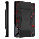 The Ridge Minimalist Slim Wallet For Men - RFID Blocking Front Pocket Credit Card Holder - Aluminum