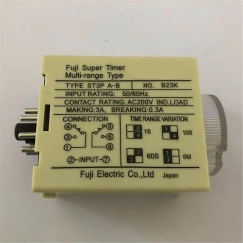 Relé de tiempo ST3PC-B 220V temporizador industrial de 1 pieza