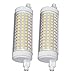 Produktbild QLEE LED R7s 118mm 20w Dimmbares Licht Double Ended J J118 4.7 Zoll 2500lm Äquivalent 200w Halogen Wolfram Licht Warmweiß Scheinwerfer Arbeitslicht Garage Landschaftsbeleuchtung 2PCS