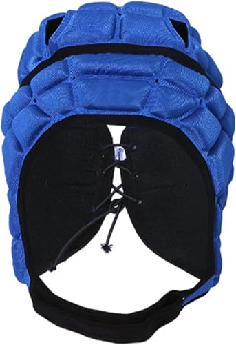 Kids Football Helmet, Youth Football Headguard, Scrum Cap, Football Goalkeeper Padded Helmet Anti-Collision Headgear, Teen Boys Girls Sports Helmet for Rugby, Football, Baseball - Thumbnail 2