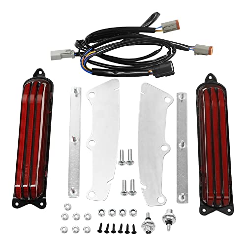 TCMT Rear Fender Fascia LED Brake Turn Tail Lights Fit For Harley Touring Road King Road Glide Street Glide Electra Glide Ultra Limited 2014-2023