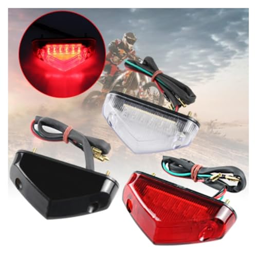 Feu stop moto LED 12V durable à clignotants pour une signalisation puissante - 3