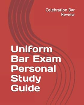 Paperback Uniform Bar Exam Personal Study Guide (UBE) Book