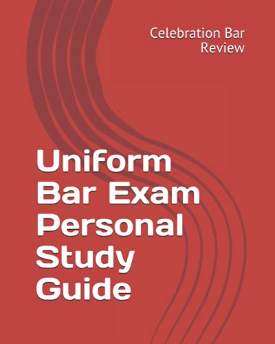 Uniform Bar Exam Personal Study Guide (UBE) cover