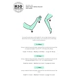 Rio Roller Potrójny zestaw podkładek ochronnych do deskorolki, unisex, dla dorosłych, wielokolorowy (czerwony/miętowy), S