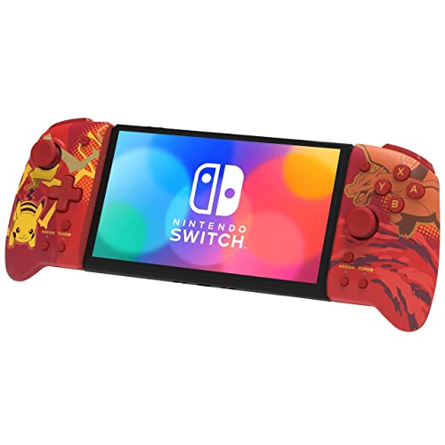 Nintendo Switch Split Pad Pro (Pikachu & Charizard) - Ergonomic Controller for Handheld Mode - Officially Licensed by Nintendo & Pokémon - Pikachu & Charizard Edition by HORI - Used condition - CA$47.63