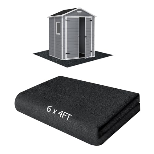 6x4FT Outdoor Storage Shed Floor Mat, Tent Carpet for Camping Furniture by RUNZEG - Used condition - US$17.09