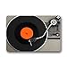 Custom Personalized Vinyl Record Turntable Design Durable Home Indoor/Outdoor Floor Mat Doormats 23.6"(L) x 15.7"(W) 3/16" Thickness