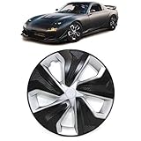 Neu und original verpackt Tenzo-R 37545 Radkappen Blenden für Stahlfelgen Set 15 Zoll Tenzo-R VIII schwarz silber Carbon